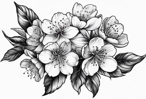 cherry blossoms tattoo idea