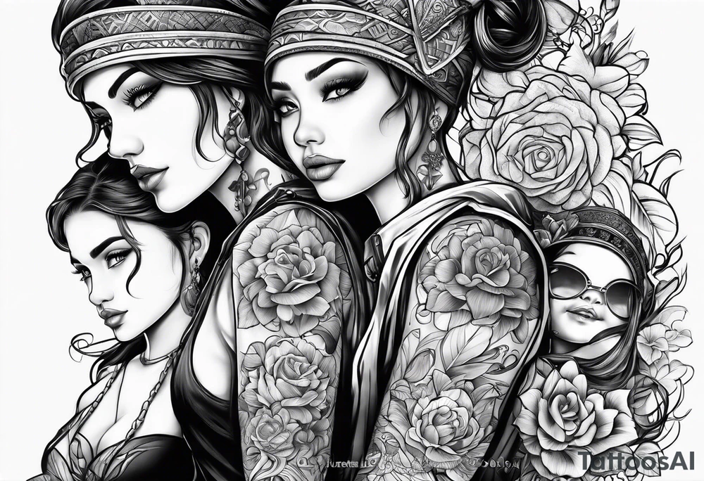 FATHER
2 SONS
DAUGHTER tattoo idea