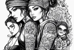 FATHER
2 SONS
DAUGHTER tattoo idea