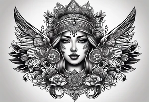 arm tattoo that say HASIM World tattoo idea