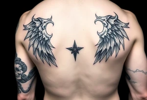 Goth and heavy metal sleeve tattoo idea