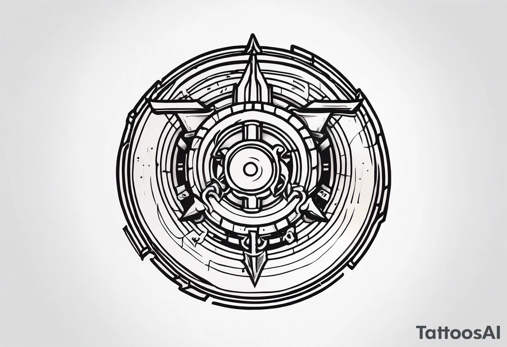 Vinyl music record + Warcraft 3 tattoo idea