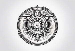 Vinyl music record + Warcraft 3 tattoo idea