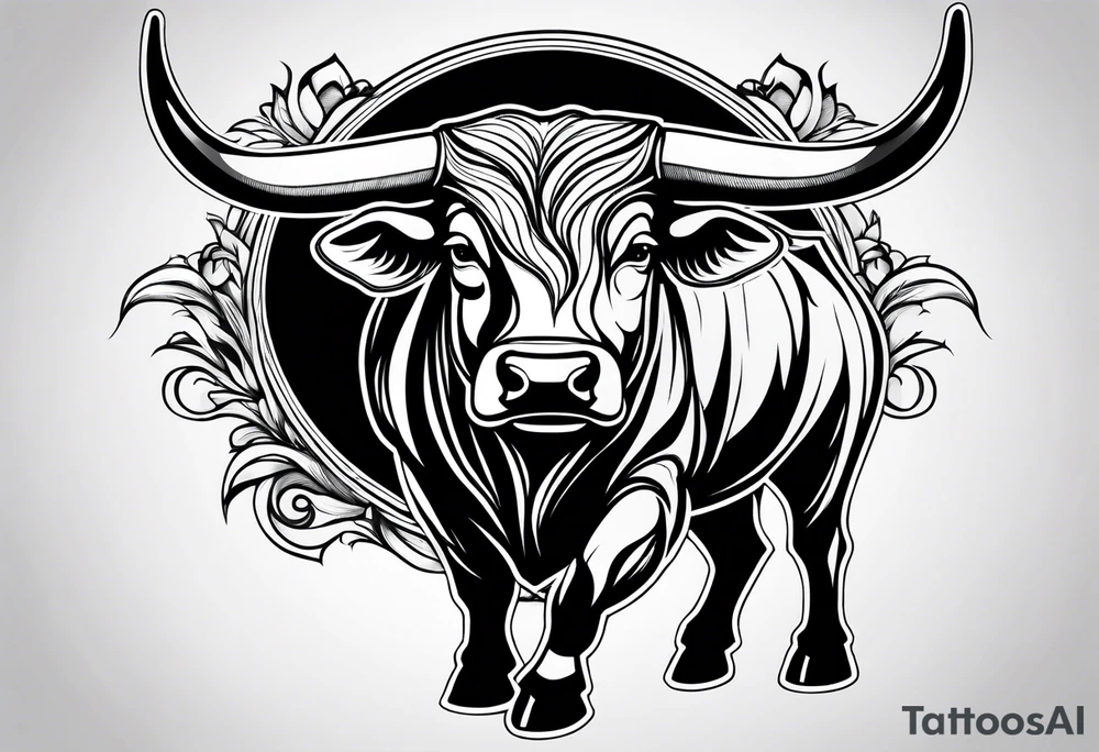 bull and family monn tattoo idea
