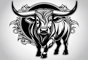 bull and family monn tattoo idea