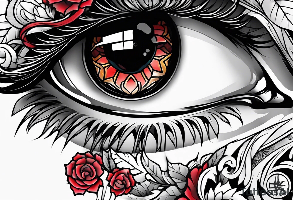 Byakugan eyes tattoo idea