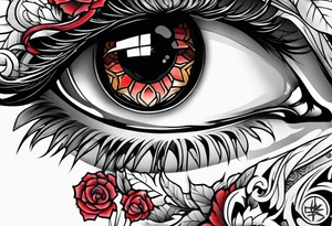 Byakugan eyes tattoo idea