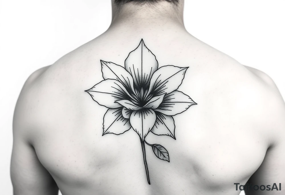 birthflower for August, April, October tattoo idea