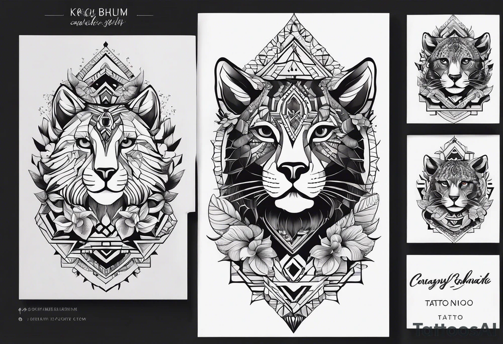 Силуэт черной кошки с крыльями бабочки tattoo idea