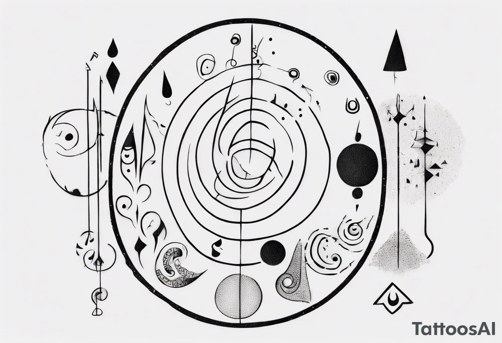 The four elements tattoo idea