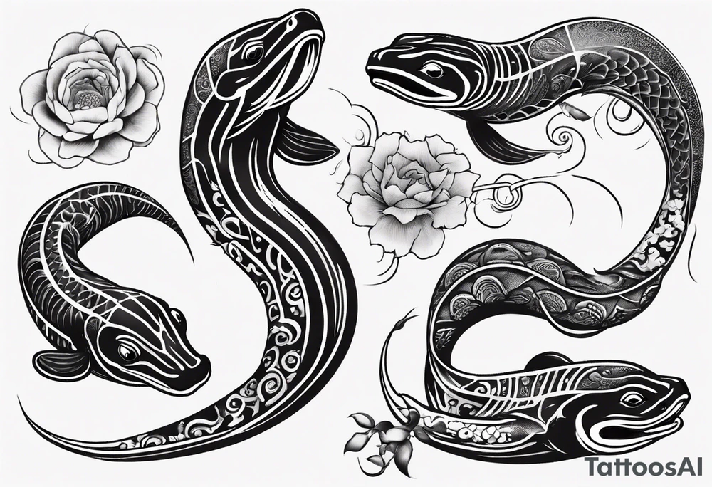 Electric eel tattoo idea