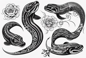 Electric eel tattoo idea