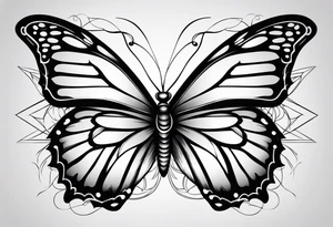 Butterfly tattoo idea