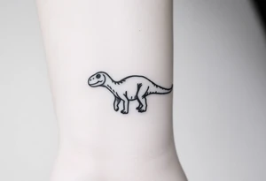 a baby brontosaurus tattoo idea