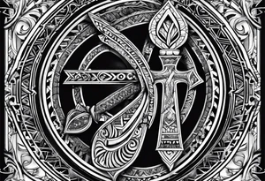 ankh, arm tattoo idea