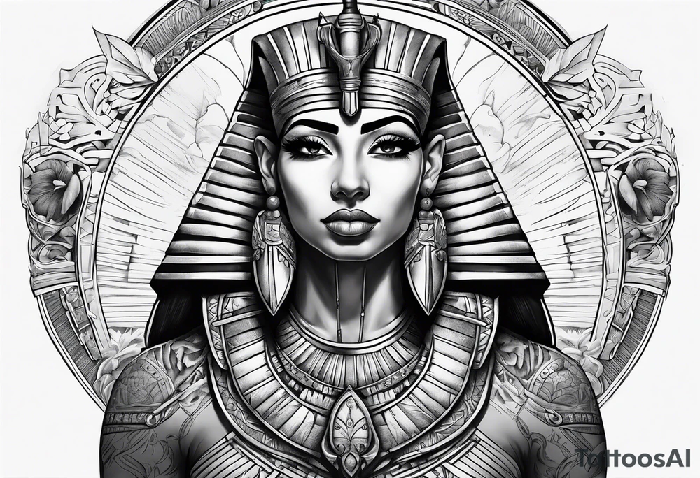 egyptian, sword, chest tattoo tattoo idea