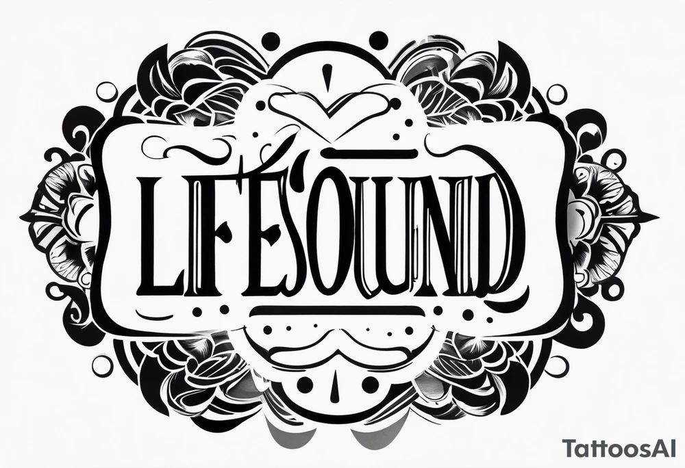 Lifesound, armband tattoo idea