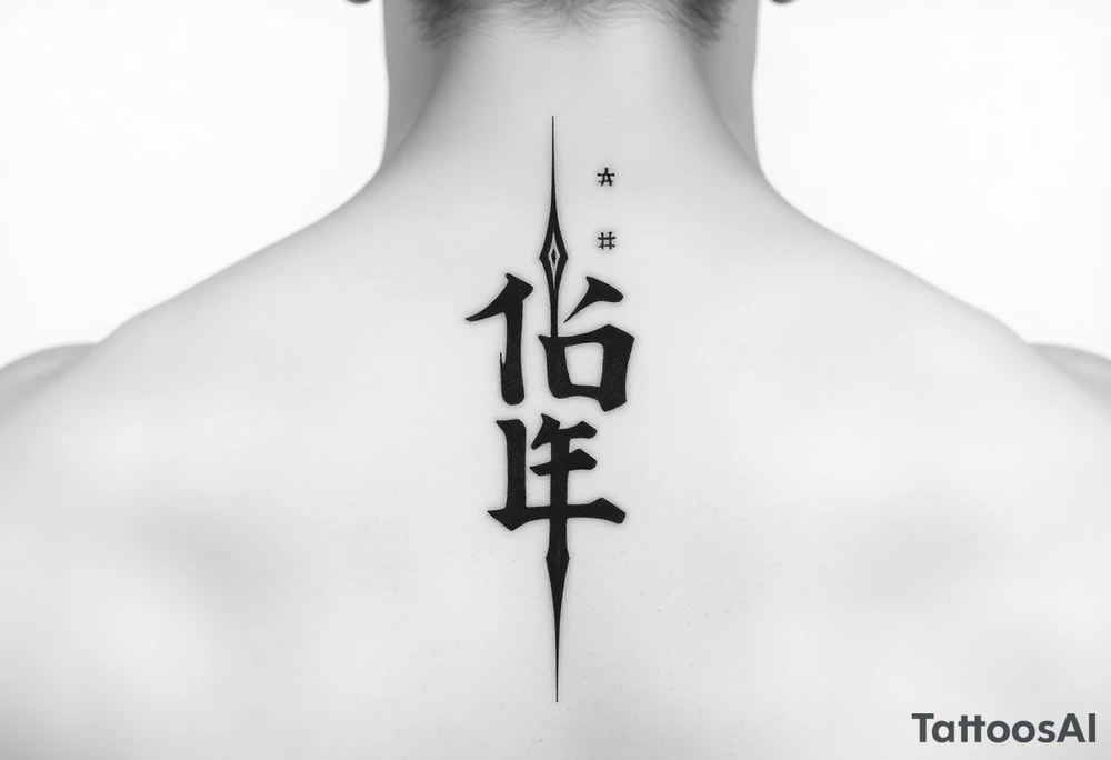 Theses japonés letter. In front of end neck
ジェファーソン
         16 
Red letter in the end of front of neck small letters tattoo idea