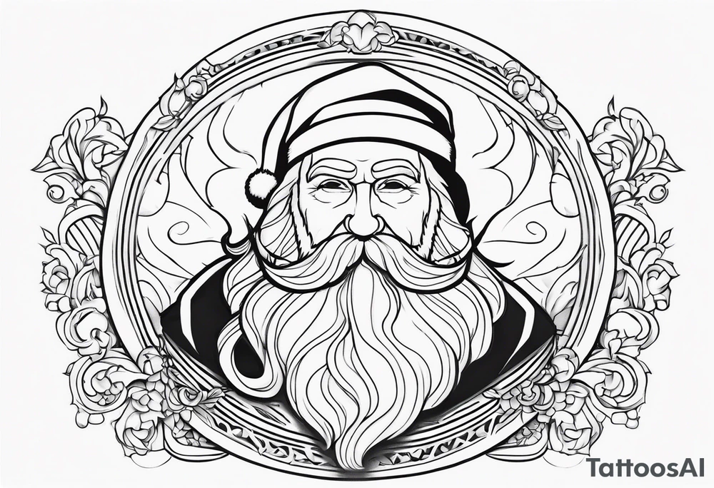 Santaclause tattoo idea