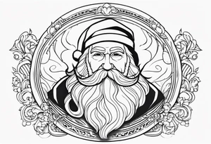 Santaclause tattoo idea