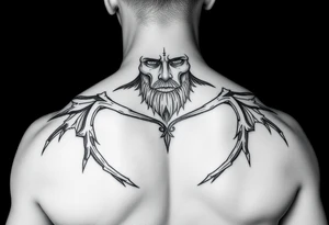 vitruvian man tattoo idea