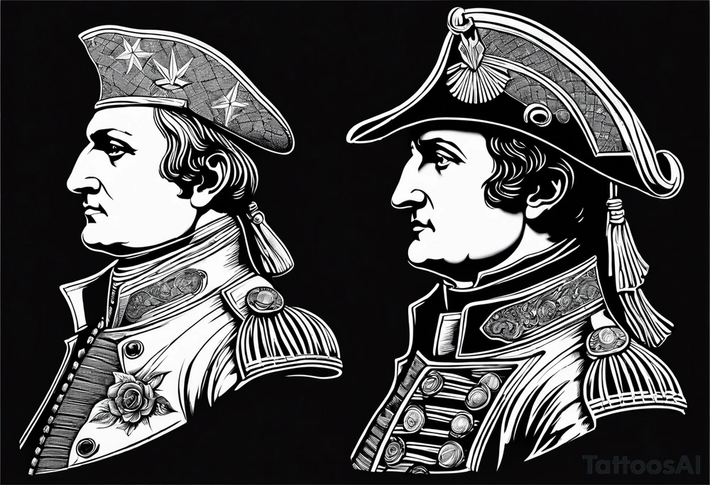 napoleon tattoo with text tattoo idea