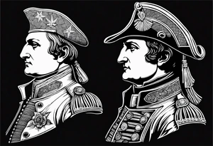 napoleon tattoo with text tattoo idea