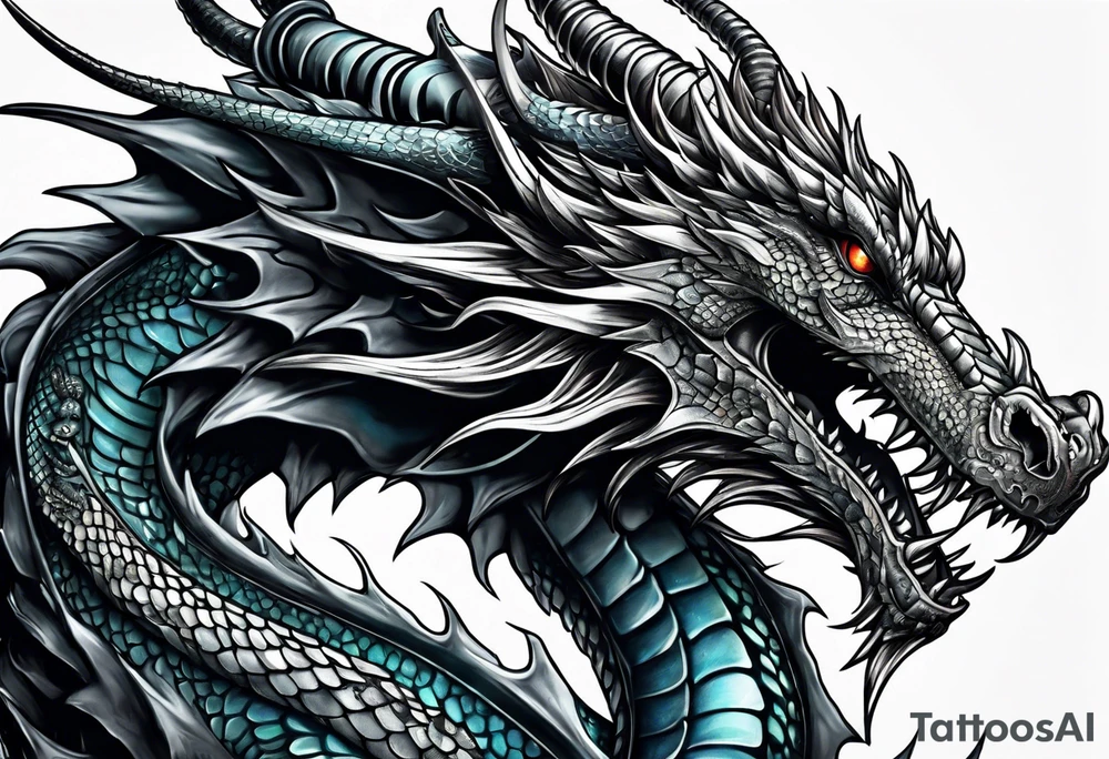 Dragon tattoo idea