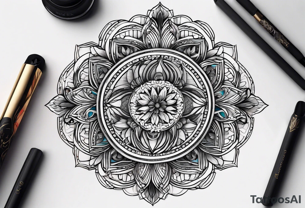 zen ring tattoo idea