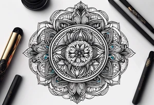 zen ring tattoo idea