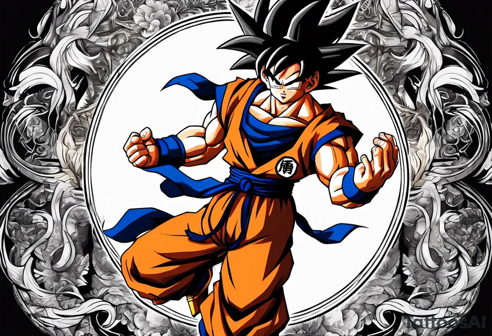 son goku als kind, als Unterarm-tattoo tattoo idea
