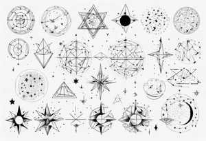Constellations tattoo idea