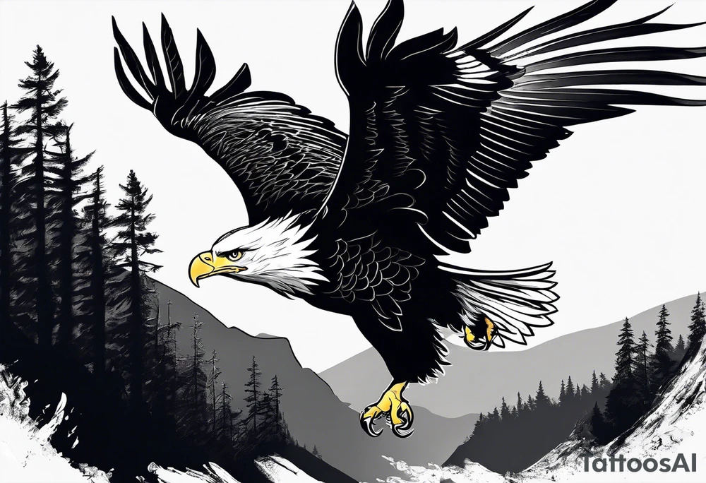several eagles in flight silhouette without other imagery, only the eagles adding 40:31 somewhere tattoo idea