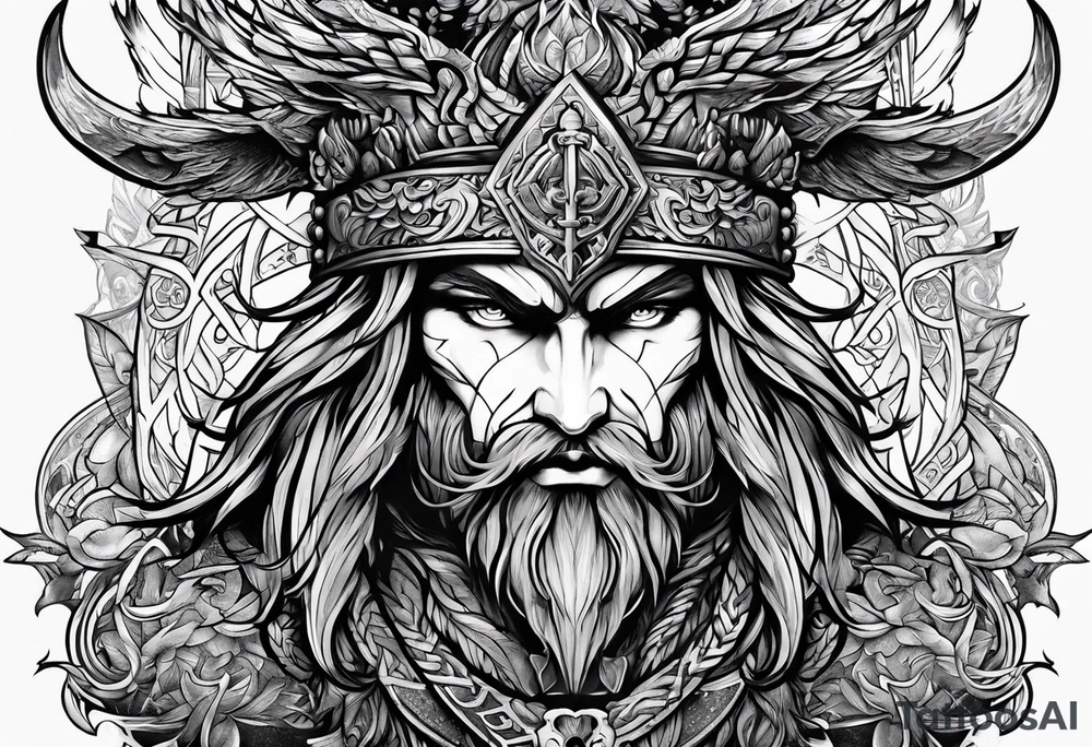 Valhalla mythology tattoo idea