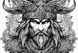 Valhalla mythology tattoo idea