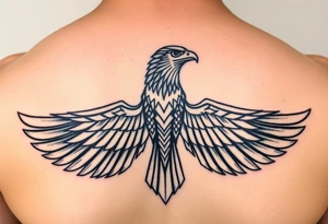 horus is egyptian mythology as a falcon and associated with taurus ruling by venus tattoo idea