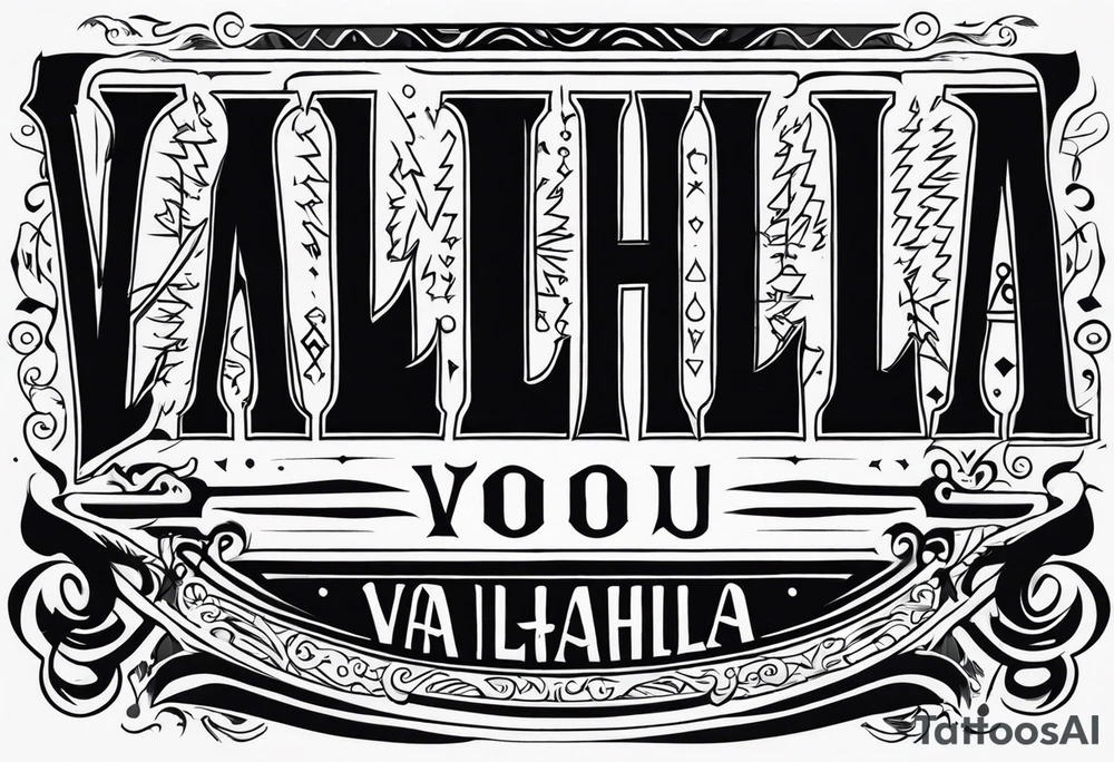 Valhalla tattoo idea
