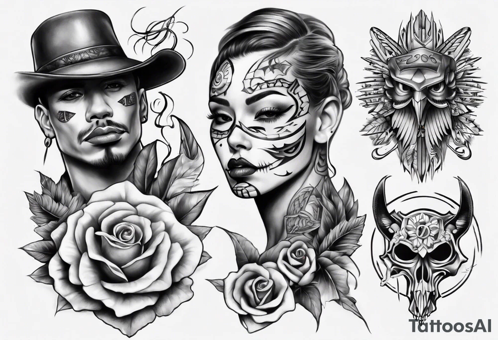 chicano realism tattoo idea