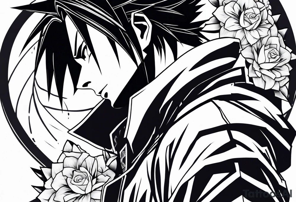 Sasuke curse mark tattoo idea