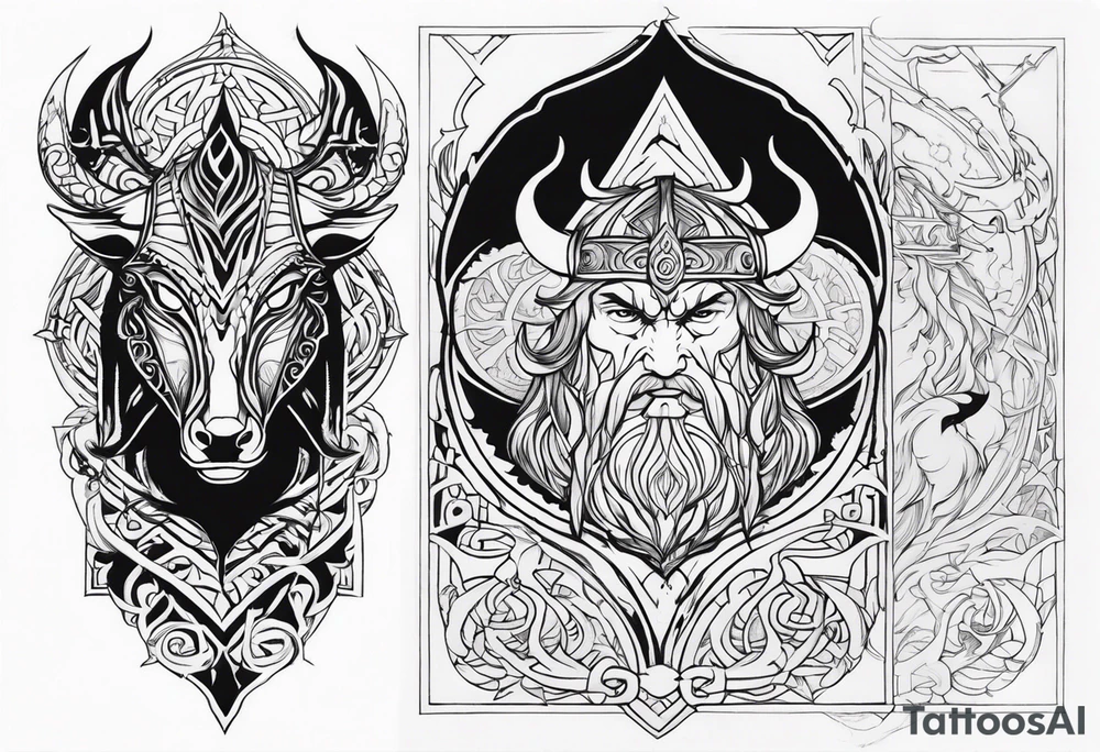norse mythology tattoo idea
