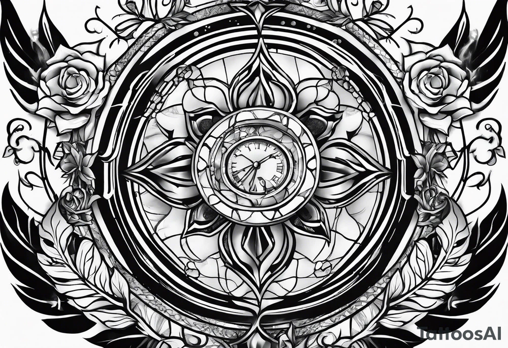 Rebirth, initials aj, pj tattoo idea