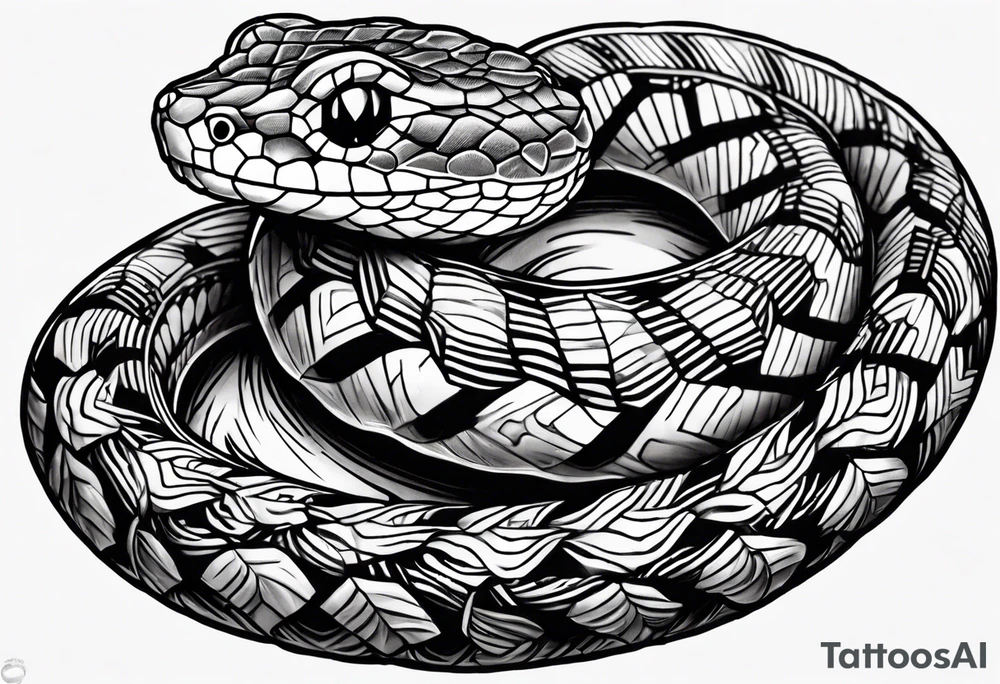 gaboon viper tattoo idea