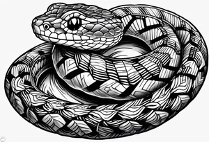 gaboon viper tattoo idea