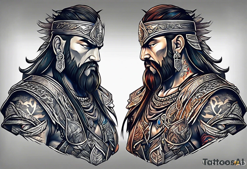 Warrior tattoo idea