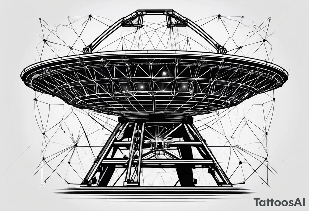 radio telescope tattoo idea