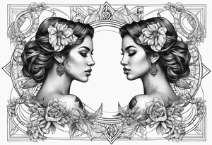 Gemini zodiac tattoo tattoo idea