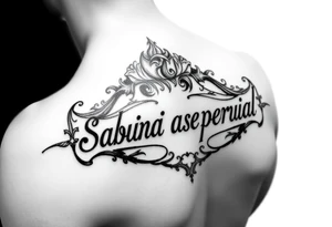 tattoo designs for the name Sabrina esquival perez tattoo idea