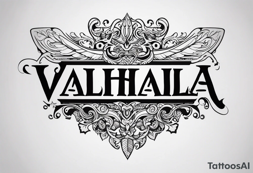 Valhalla tattoo idea