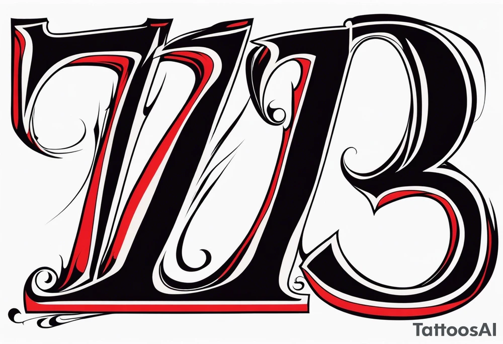 number "13" tattoo idea