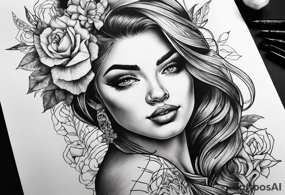 Jeu de carte tattoo idea